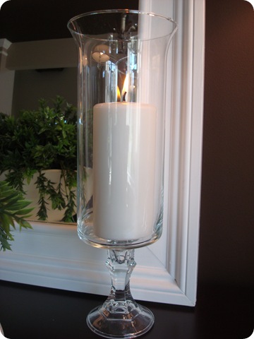 $2 DIY glass candleholders